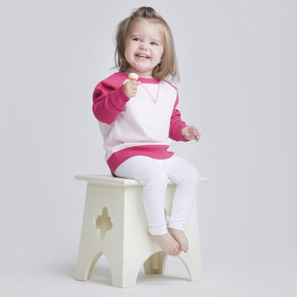 Contrast raglan sweatshirt Thumbnail