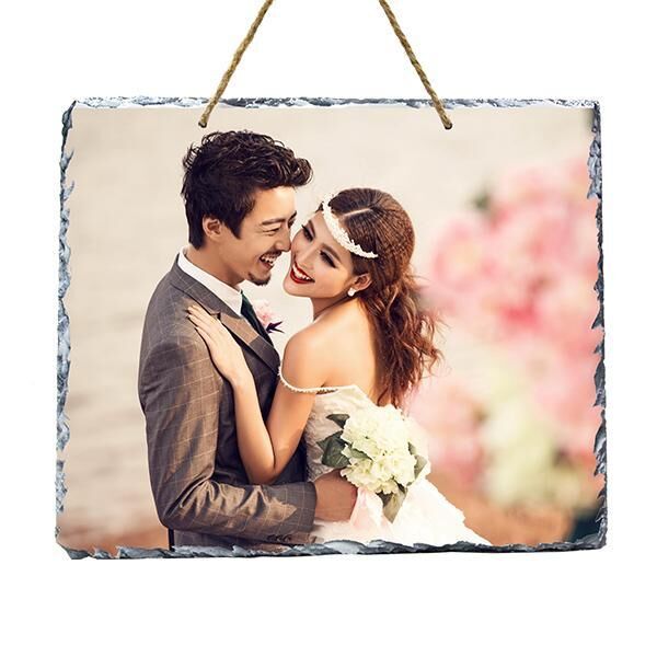 Medium Rectangle Hanging Photo Slate 20cm x15cm Thumbnail