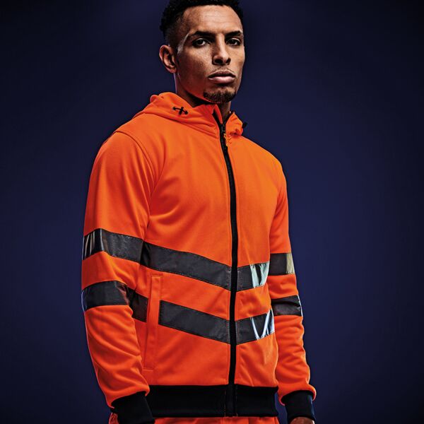 Regatta Hi-Vis Pro Extol Stretch Zip Hoodie Thumbnail